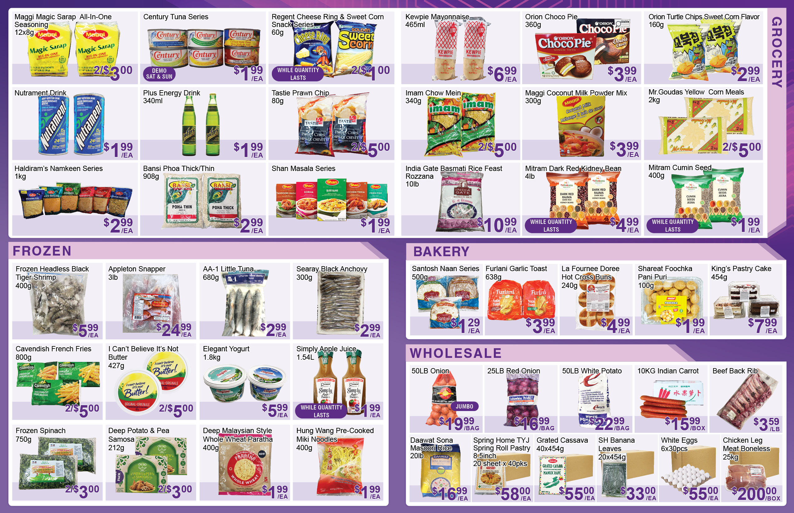 Mississauga Store Weekly Flyer - Back